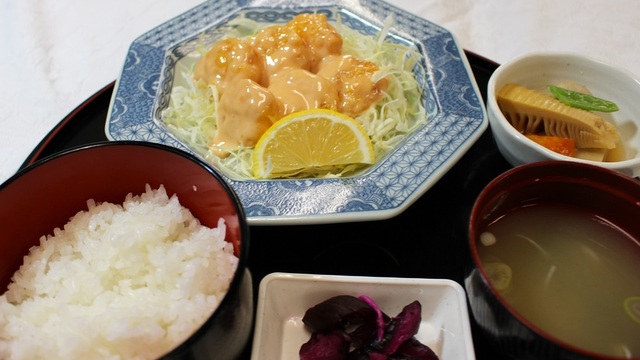 エビマヨ定食
